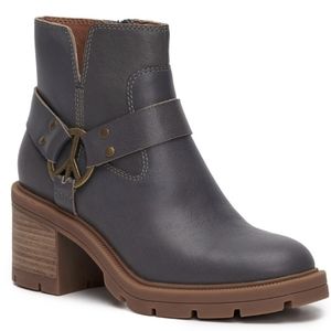 Lucky Brand Soxton Bootie, Gray Size 9.5 NEW